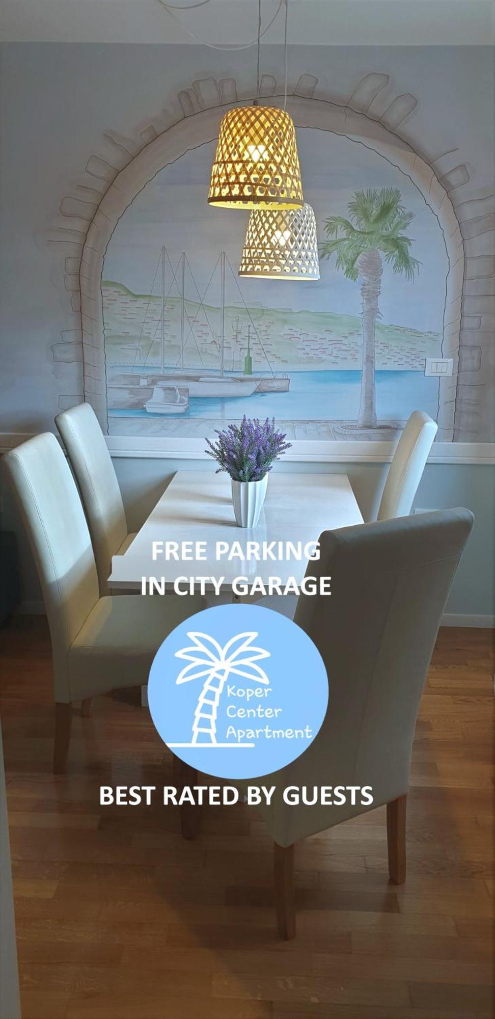 Koper Center Apartment Near-Beach-Free-Garage-Parking Eksteriør bilde